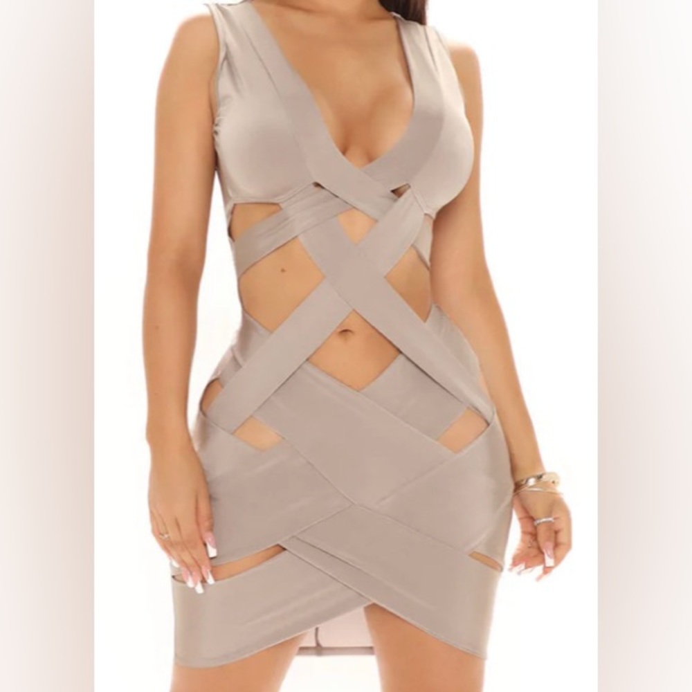 Strappy and Sassy Mini Dress